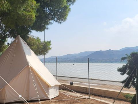 Tente en toile et en bois 2 personnes - Marfil (1R 2P)