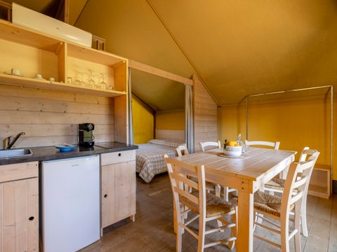 TENTE TOILE ET BOIS 2 personnes - Tente Safari Glamping