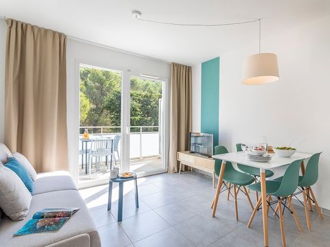 Studio 4 personnes - 1 zone de couchage - Terrasse ou balcon