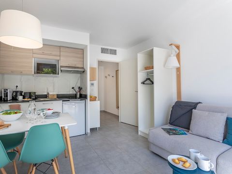 Studio 4 personnes - 1 zone de couchage - Terrasse ou balcon