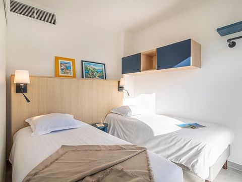 Studio 4 personnes - 1 zone de couchage - Terrasse ou balcon