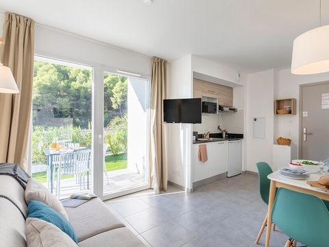 Studio 4 personnes - 1 zone de couchage - Terrasse ou balcon