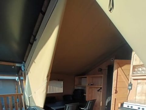 TENTE TOILE ET BOIS 4 personnes - Safari