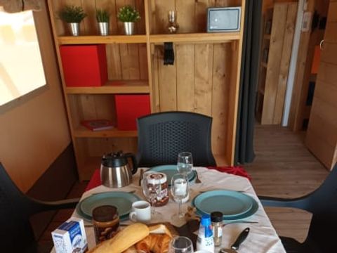 TENTE TOILE ET BOIS 4 personnes - Safari