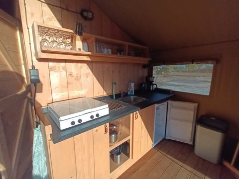 TENTE TOILE ET BOIS 6 personnes - Safari