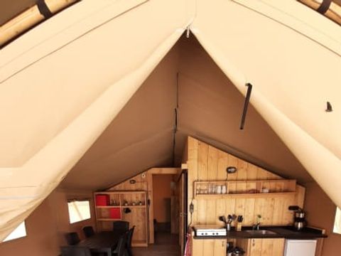 TENTE TOILE ET BOIS 6 personnes - Safari