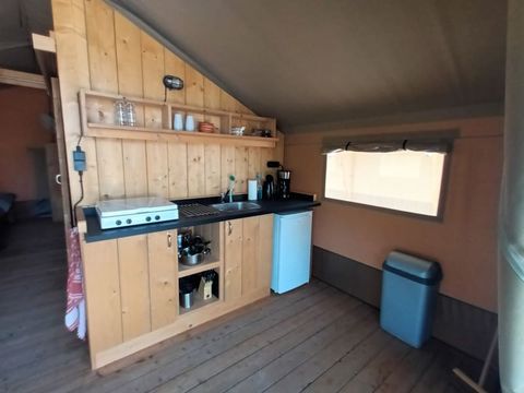 TENTE TOILE ET BOIS 6 personnes - Safari