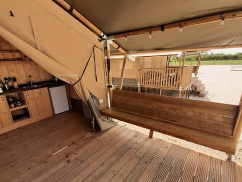 TENTE TOILE ET BOIS 6 personnes - Safari