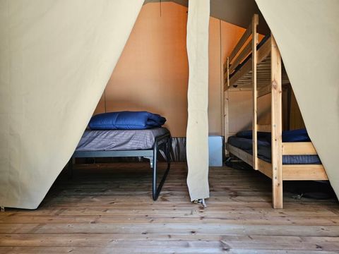 TENTE TOILE ET BOIS 4 personnes - Safari
