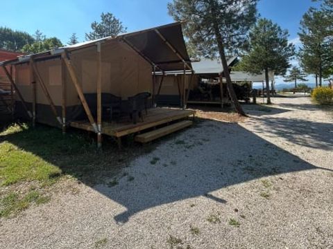 TENTE TOILE ET BOIS 4 personnes - Safari