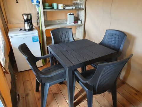 TENTE TOILE ET BOIS 4 personnes - Safari