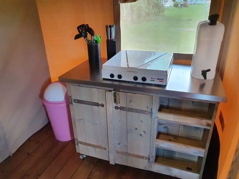 TENTE TOILE ET BOIS 4 personnes - Safari