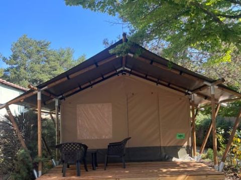 TENTE TOILE ET BOIS 4 personnes - Safari