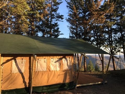 TENTE TOILE ET BOIS 6 personnes - Safari