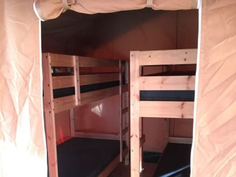 TENTE TOILE ET BOIS 6 personnes - Safari