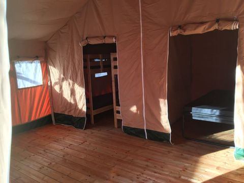 TENTE TOILE ET BOIS 6 personnes - Safari