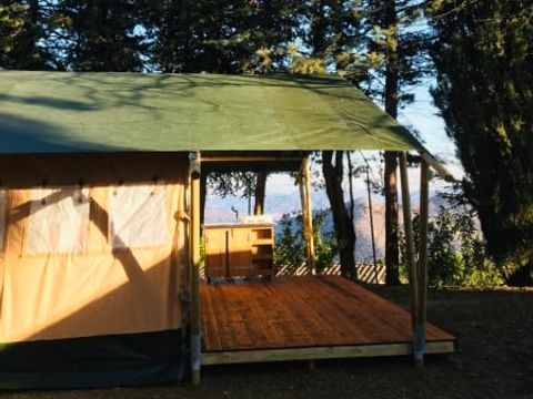 TENTE TOILE ET BOIS 6 personnes - Safari