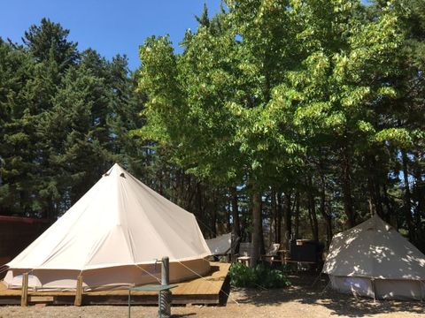 TENTE TOILE ET BOIS 4 personnes - Tipi