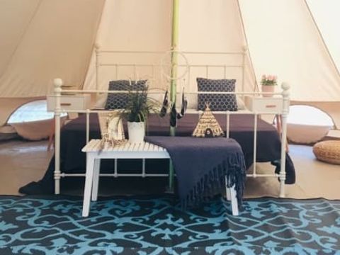 TENTE TOILE ET BOIS 4 personnes - Tipi
