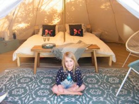 TENTE TOILE ET BOIS 4 personnes - Tipi