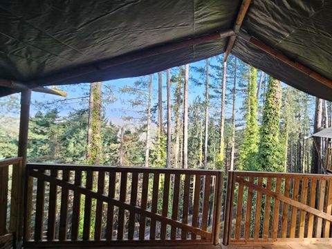 TENTE TOILE ET BOIS 6 personnes - Tente safari