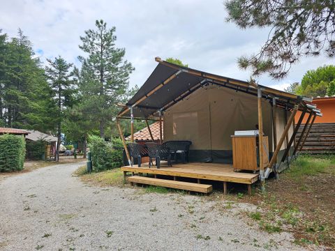 TENTE TOILE ET BOIS 4 personnes - Tente safari