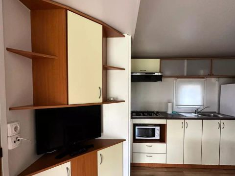 MOBILHOME 4 personnes - Mobil Home 3 Pièces 4 Personnes Climatisé + TV 32m²