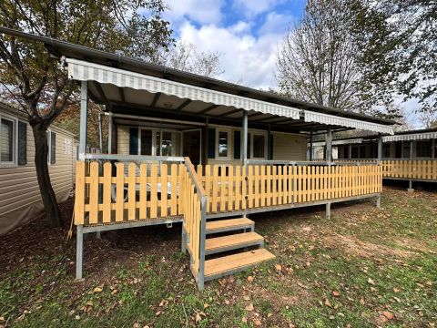 MOBILHOME 4 personnes - Mobil Home 3 Pièces 4 Personnes Climatisé + TV 32m²