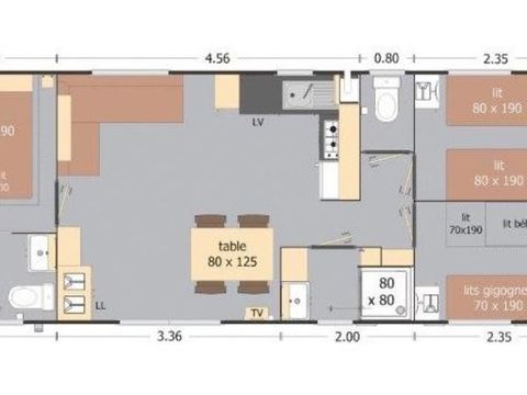 MOBILHOME 6 personnes - Elite