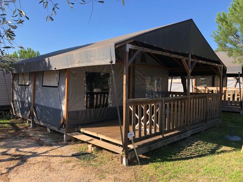 TENTE TOILE ET BOIS 4 personnes - Les Issambres TENTE TOILE ET BOIS 4 personnes - Les Issambres