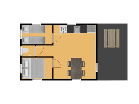 TENTE TOILE ET BOIS 4 personnes - Les Issambres TENTE TOILE ET BOIS 4 personnes - Les Issambres