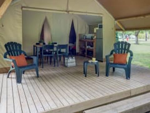 TENTE TOILE ET BOIS 5 personnes - Tente Wood 5p 2ch **