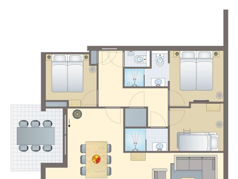 APPARTEMENT 6 personnes - Appartement de vacances pour 4-6 personnes