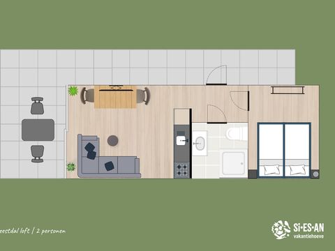 Hébergement 2 personnes - Loft Reestdal | 2 personnes