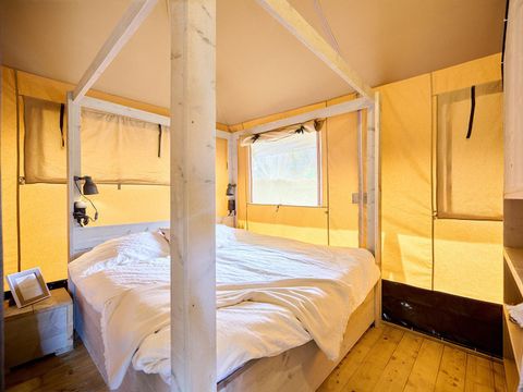 Tente en toile et en bois 6 personnes - Tente safari | 6 personnes
