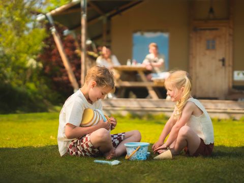 Tente en toile et en bois 6 personnes - Tente safari | 6 personnes