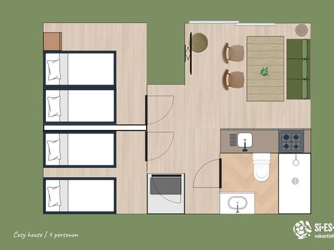 Maison 4 personnes - Maison confortable | 4 personnes