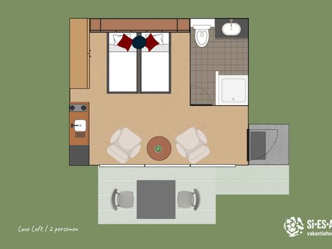 Hébergement 2 personnes - Loft de luxe à l'orée de la forêt avec jacuzzi et sauna | 2 personnes