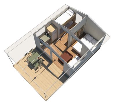 TENTE 2 personnes - Cottage Family Tent