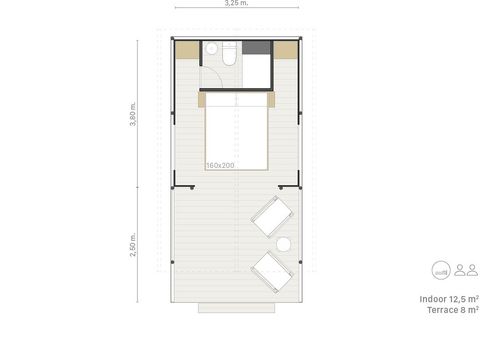 TENTE 2 personnes - Glamping Couple