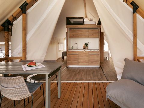TENTE TOILE ET BOIS 6 personnes - GLAMPING FAMILY