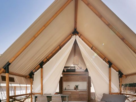 TENTE TOILE ET BOIS 6 personnes - GLAMPING FAMILY
