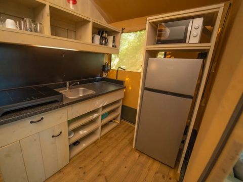 Tente en toile et en bois 4 personnes - Tente Safari