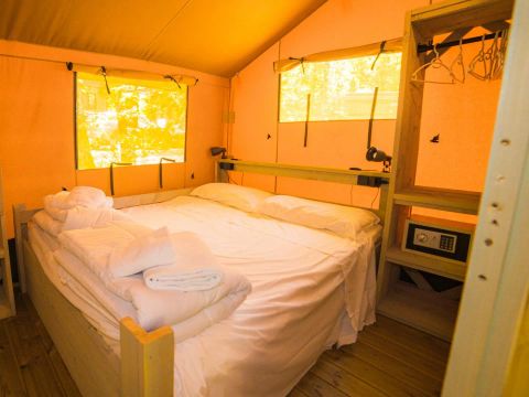 Tente en toile et en bois 7 personnes - Spotty Lodge Ranger