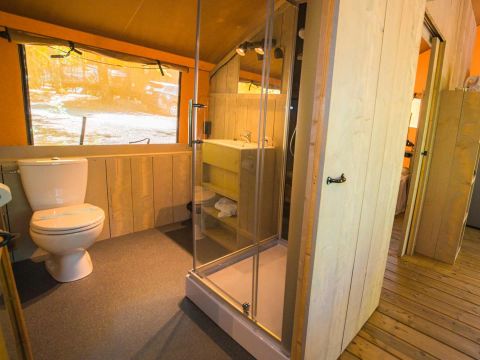 Tente en toile et en bois 7 personnes - Spotty Lodge Ranger