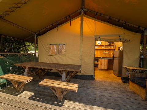 TENTE 6 personnes - Safari Lodge 1 Piano