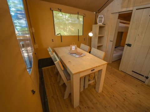 Tente en toile et en bois 4 personnes - Safari Tent 4 pax