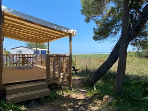 MOBILHOME 6 personnes - Nest vue étang -33m²-3 chambres