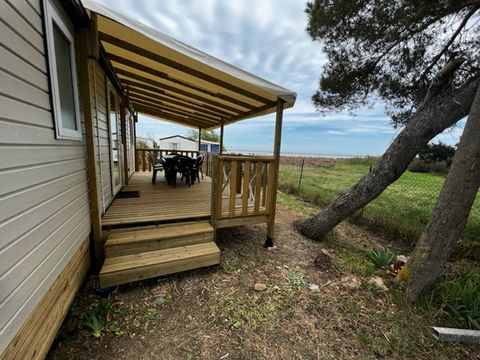 MOBILHOME 6 personnes - Nest vue étang -33m²-3 chambres