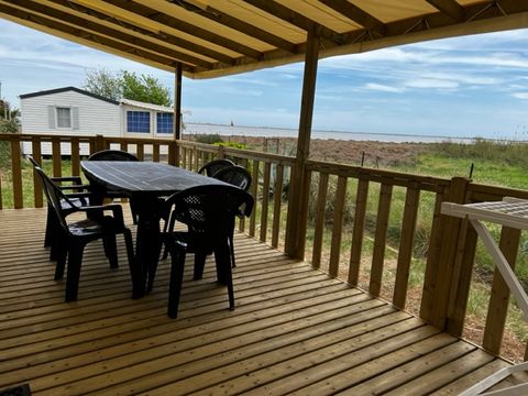 MOBILHOME 6 personnes - Nest vue étang -33m²-3 chambres